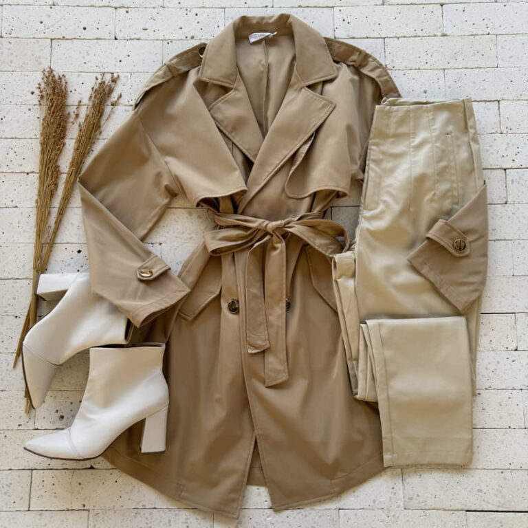 CASACO TRENCH COAT FEMININO PREMIUM NUDE Dondoca Moda Feminina