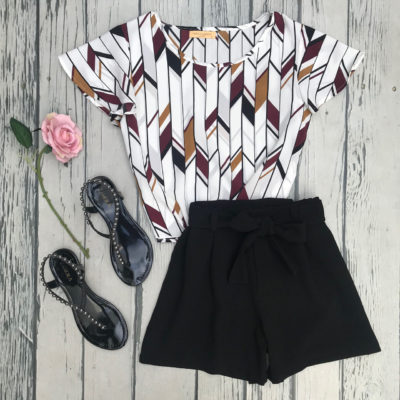 T-SHIRT NÓZINHO LISTRADA