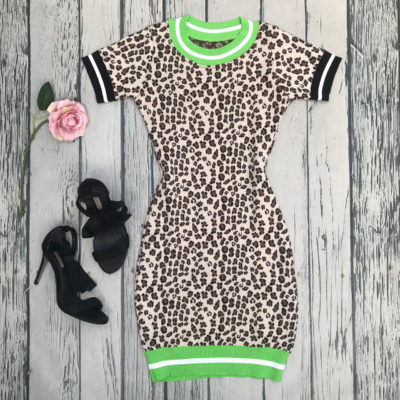 VESTIDO TRICÔ ONCINHA
