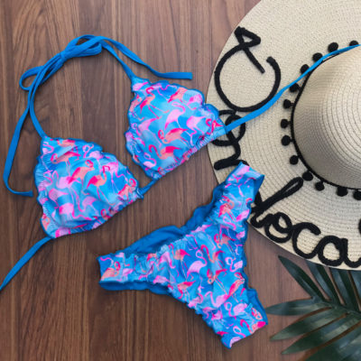 BIQUÍNI ESTAMPA FLAMINGO