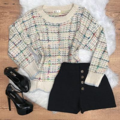 SUÉTER TRICÔ MOUSSE