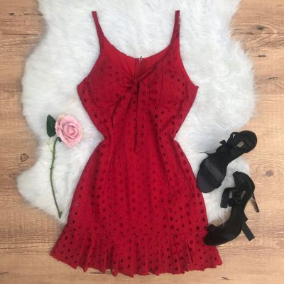 VESTIDO MALHA LAISE VERMELHO