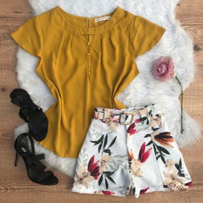 BLUSA BABADO OMBRO