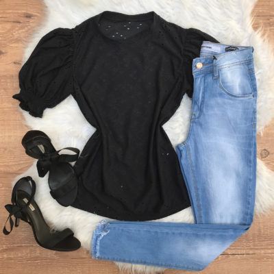 T-SHIRT MALHA DE LAISE