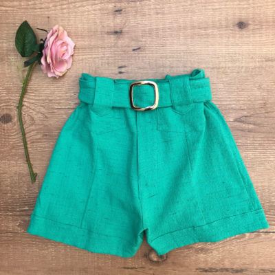 SHORT TECIDO TRABALHADO
