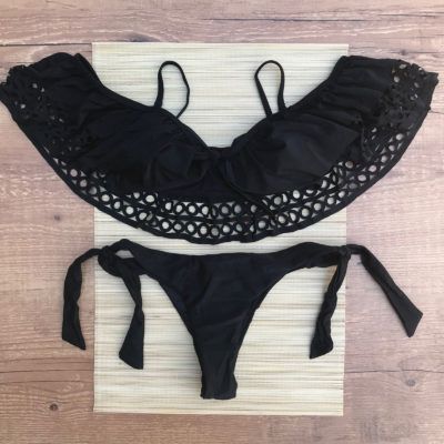 Biquíni Ciganinha Lacinho - Preto