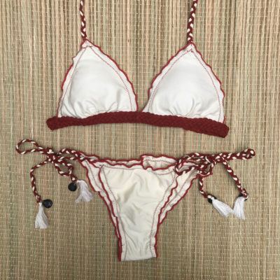 Biquini Trançado Ponteira Tassel