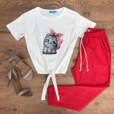 CROPPED GATINHO DETALHE PÉROLAS OFF