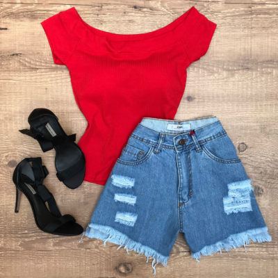 BLUSA CANELADA COM BOJO