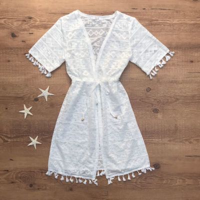 SAÍDA DE PRAIA RENDA COM TASSEL