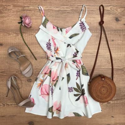 VESTIDO MACAQUINHO ESTAMPADO