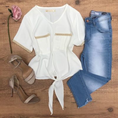 BLUSA NÓZINHO COM APLICAÇÃO