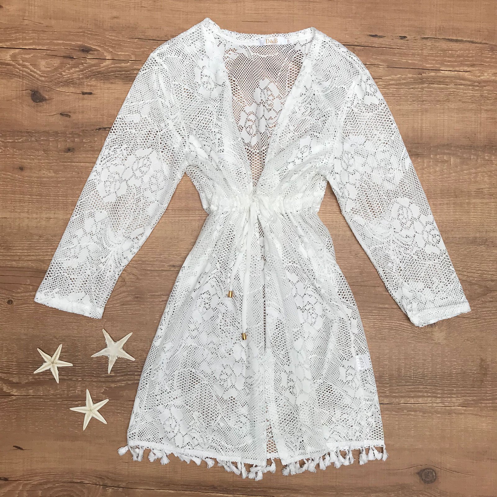 calca saida de praia renda