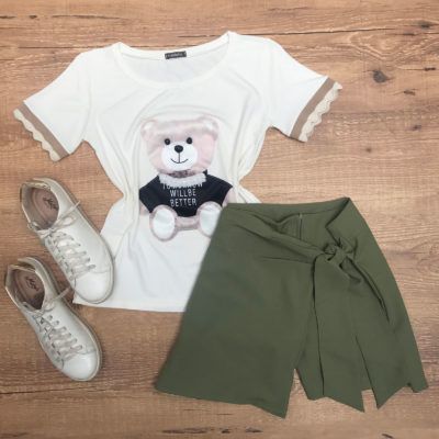 T-SHIRT APLICAÇÃO URSINHO