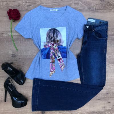 CALÇA JEANS FLARE BÁSICA