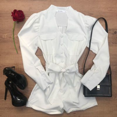 MACAQUINHO SOCIAL MANGA BUFANTE