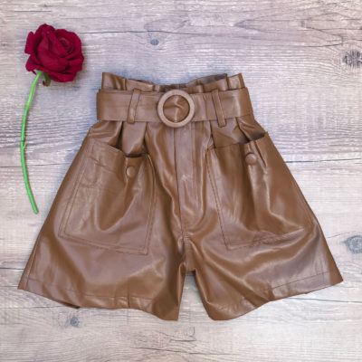 SHORT COURO FAKE