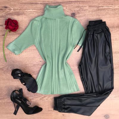 BLUSA GOLA ALTA MODAL