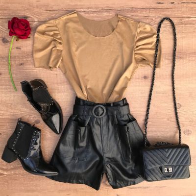 T-SHIRT SUEDE PRINCESA