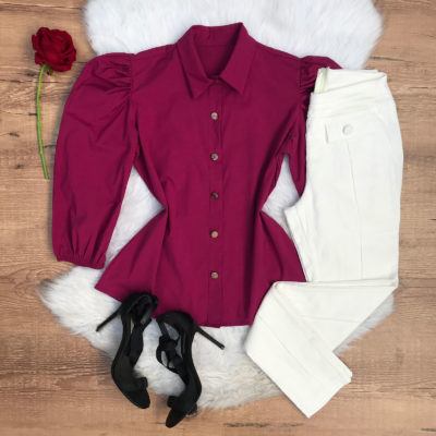 CAMISA MANGA BUFANTE