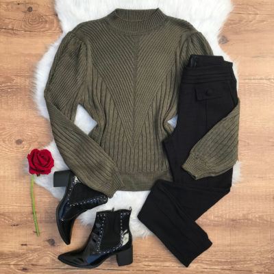 BLUSA TRICÔ GROSSO