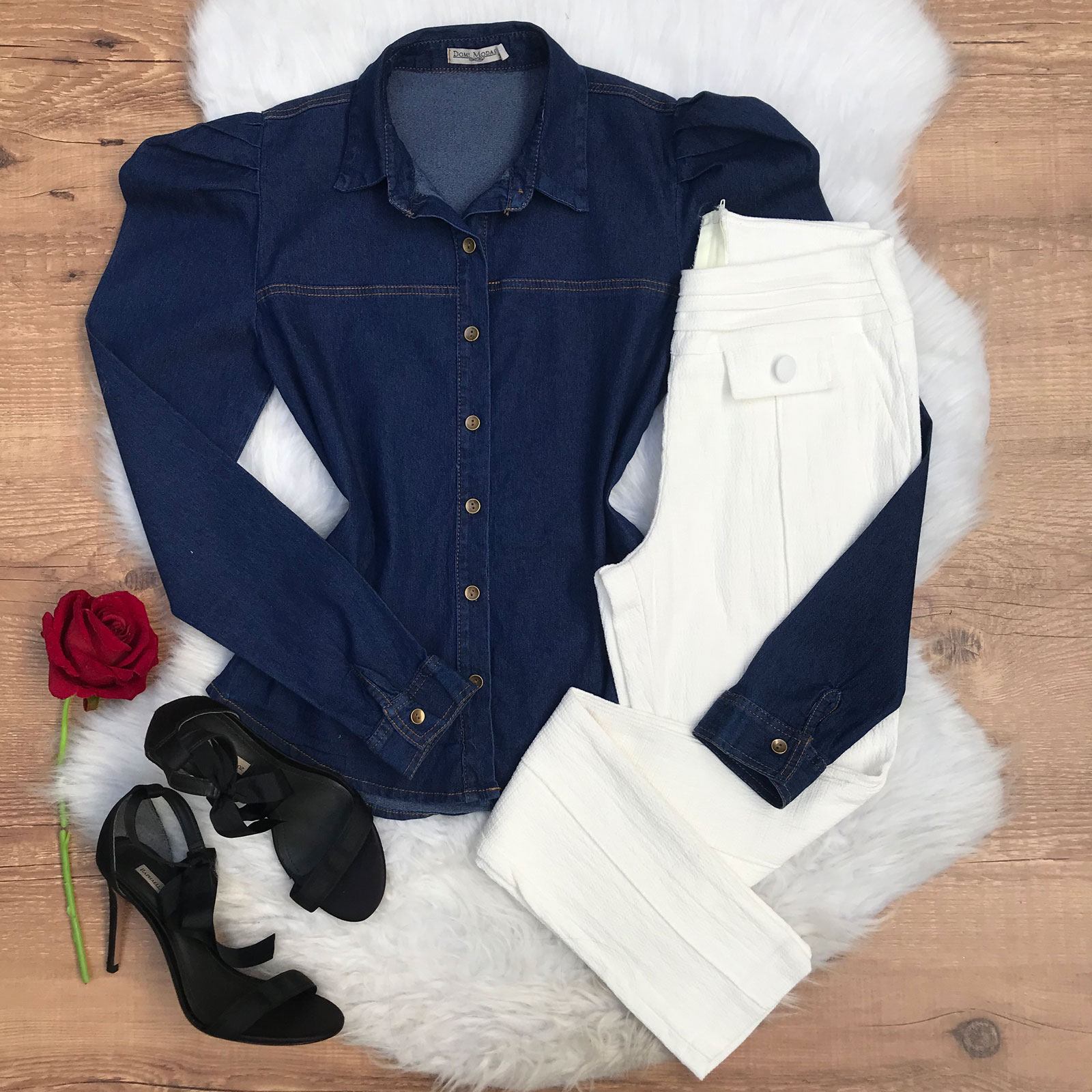 CAMISA JEANS PRINCESA CAMISA JEANS PRINCESA