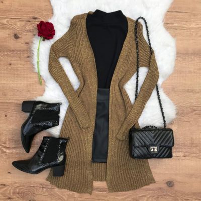 MAXI CARDIGAN TRICÔ