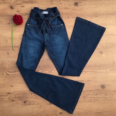CALÇA JEANS FLARE