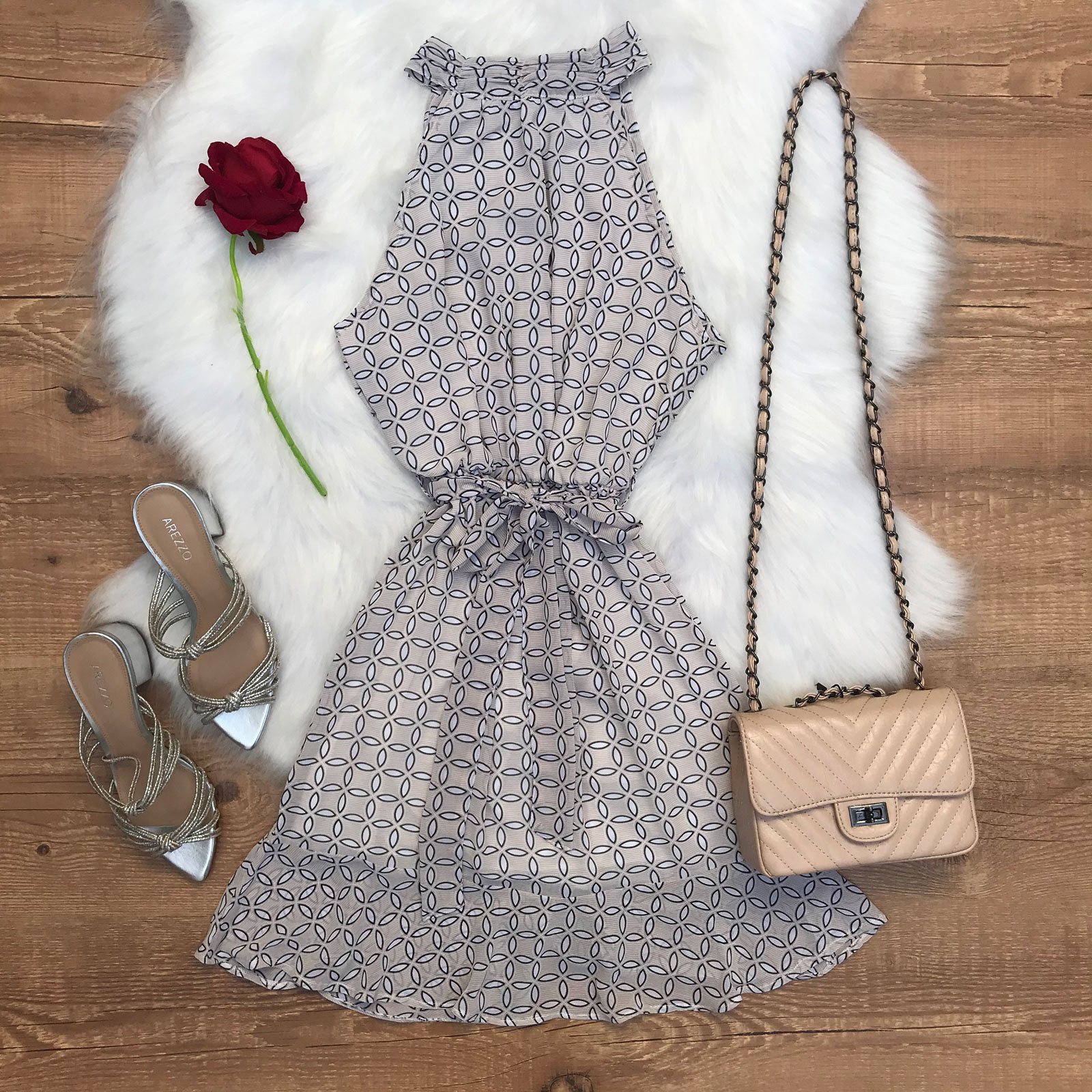 VESTIDO CHIFFON