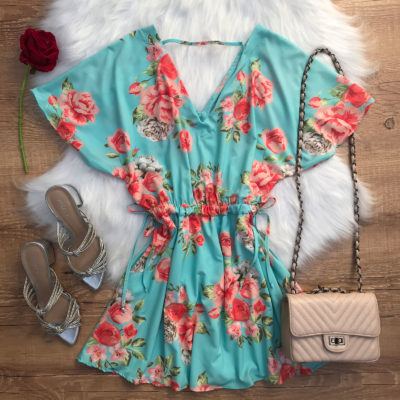 VESTIDO CREPE FLORAL