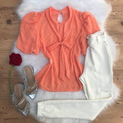 BLUSA CHIFFON PIPOCA PRINCESA