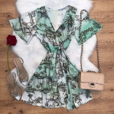 VESTIDO DECOTE TRANSPASSADO
