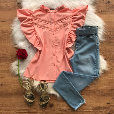 BLUSA BABADOS DETALHES EM GRIPIER
