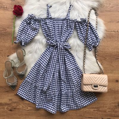 VESTIDO XADREZ VICHY