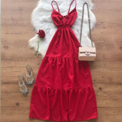 VESTIDO LONGO LISO