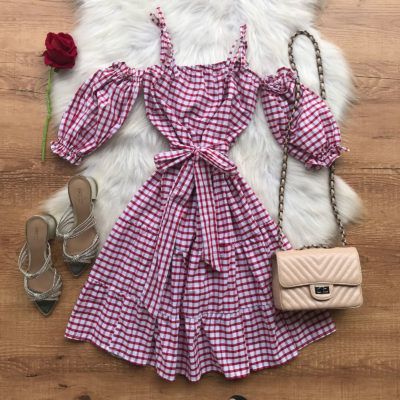 VESTIDO XADREZ VICHY