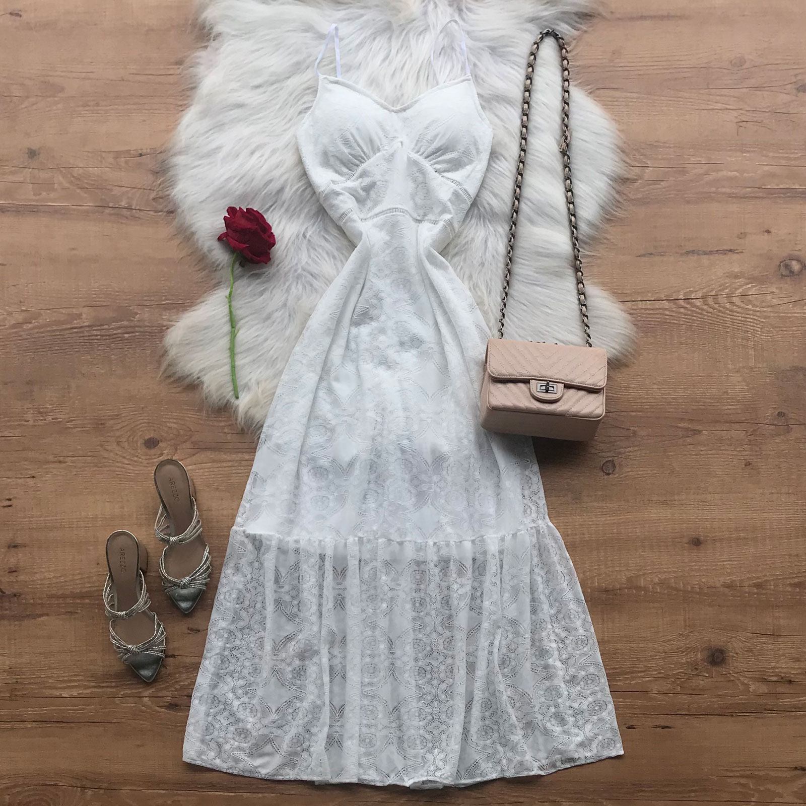 VESTIDO LONGO RENDADO VESTIDO LONGO RENDADO