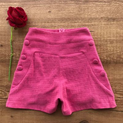 SHORT TECIDO BOTÕES