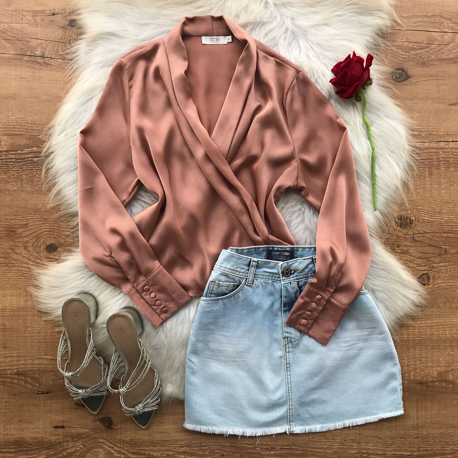 BLUSA ACETINADO BLUSA ACETINADO