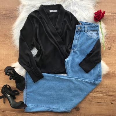 BLUSA ACETINADO