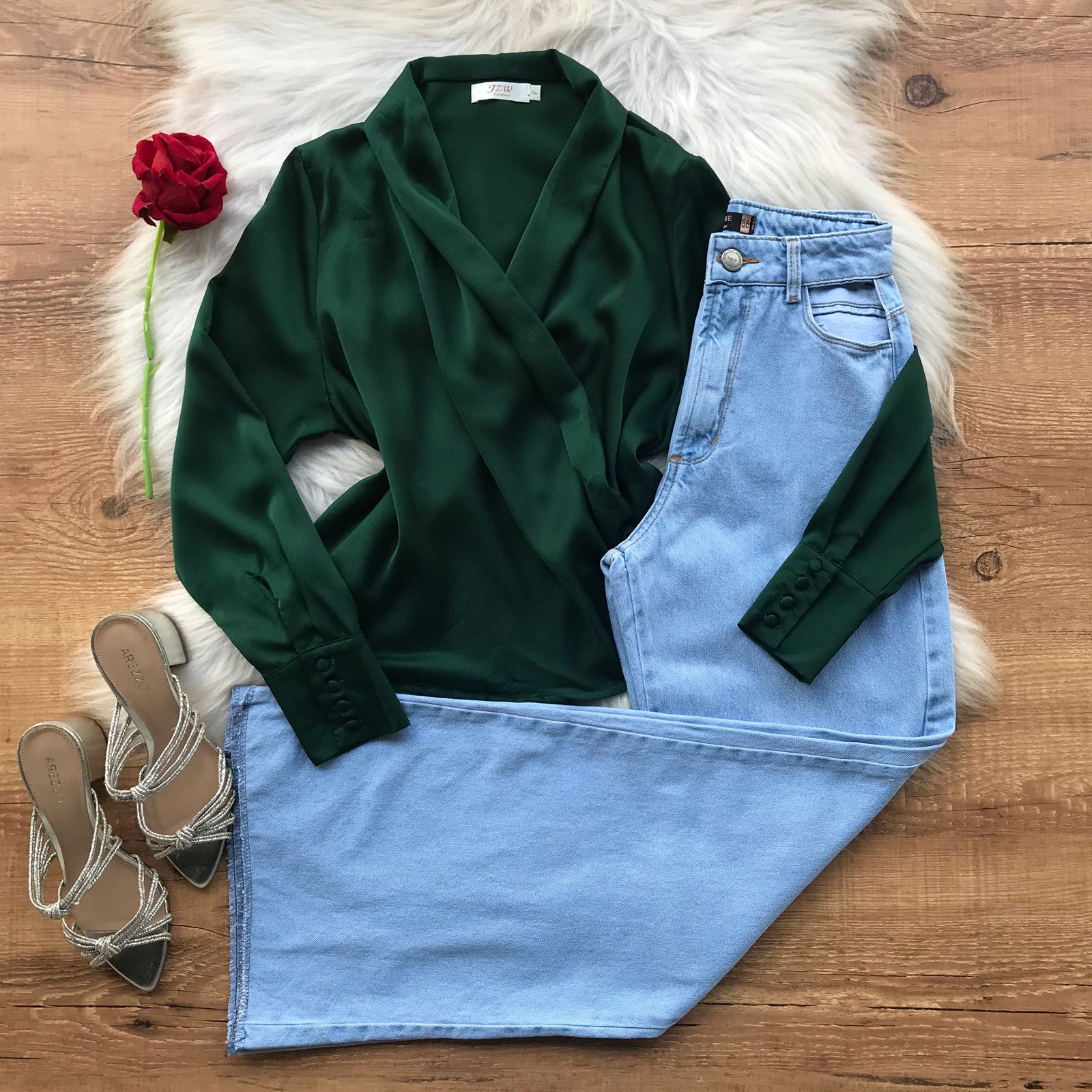 BLUSA ACETINADO