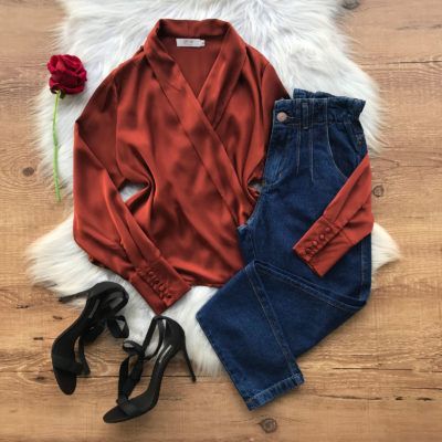 BLUSA ACETINADO