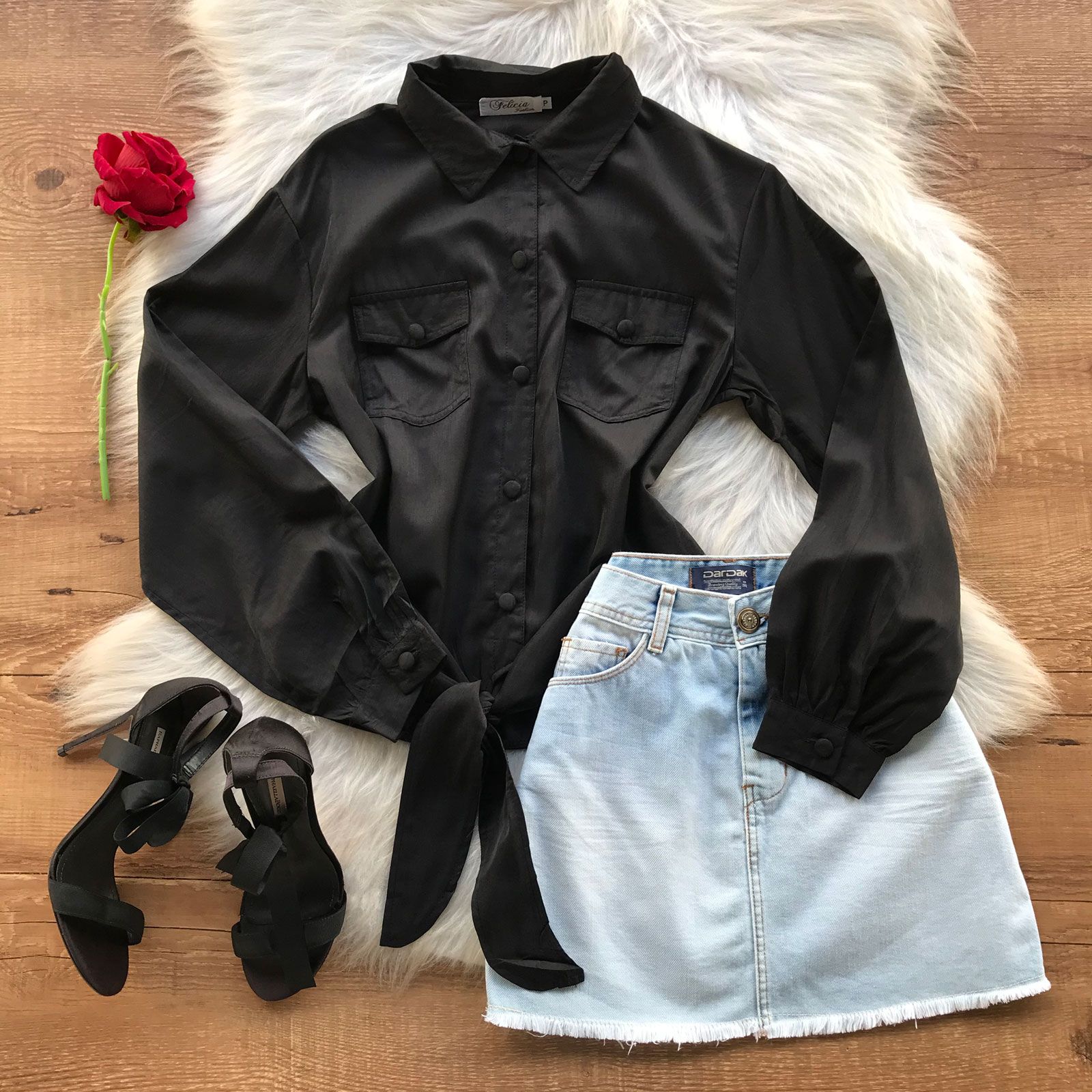 CAMISA ACETINADA CAMISA ACETINADA