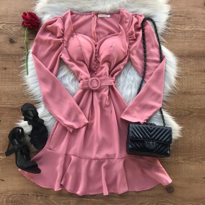 VESTIDO MIDI BUFANTE
