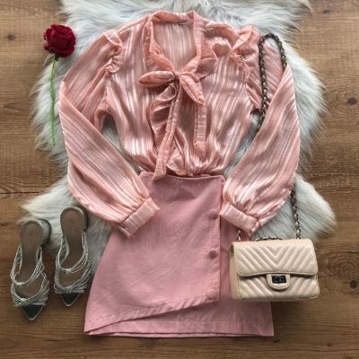 CROPPED CHIFFON