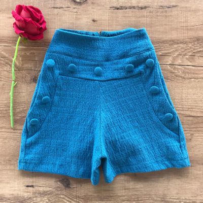 SHORT TECIDO DETALHADO