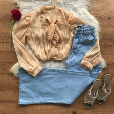 CROPPED CHIFFON