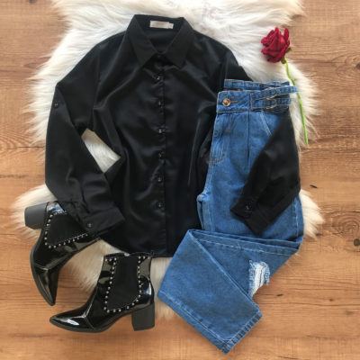 CAMISA ACETINADA