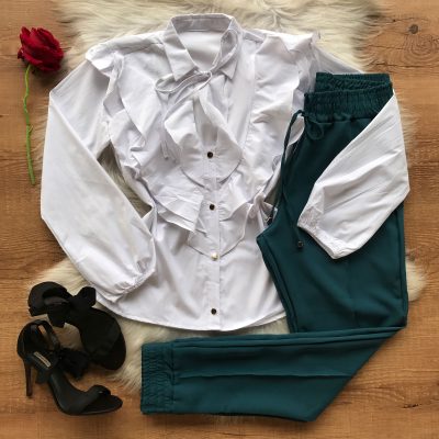 CAMISA DECOTE BABADOS