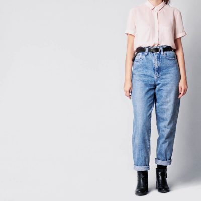 estilo vintage mom jeans